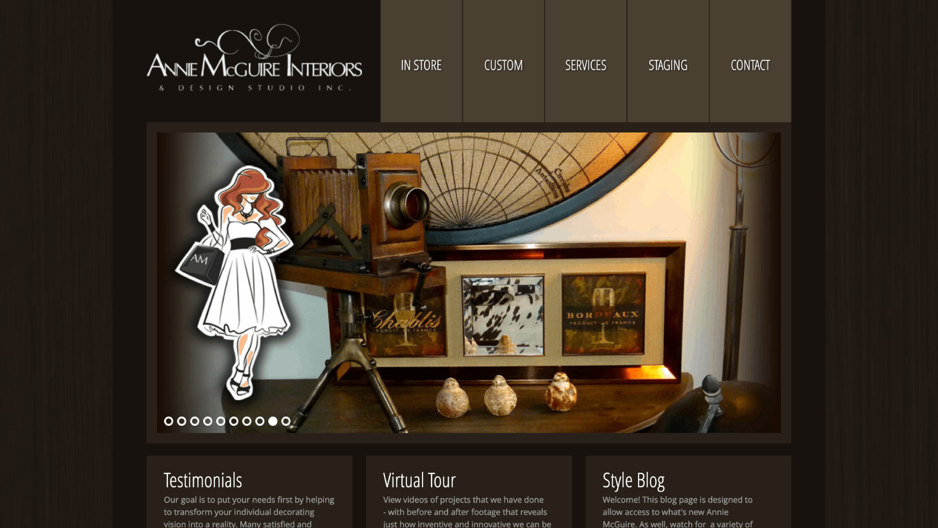 Annie McGuire Interiors & Design Studio Inc website