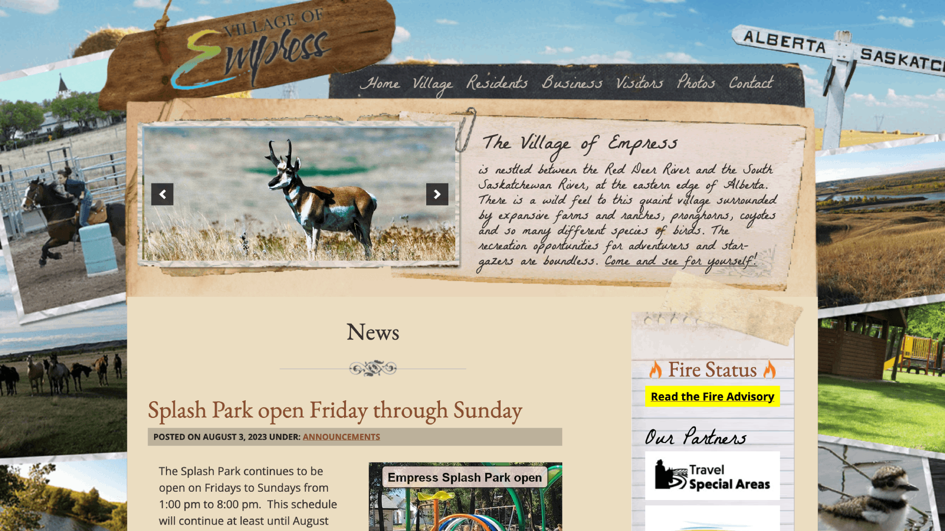 Village of Empress website